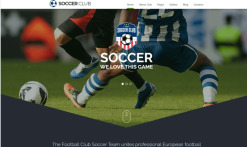 Soccer - Soccer Club Responsive Joomla Template