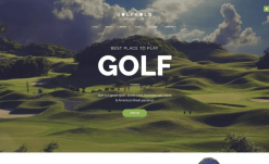 Golf Gold - Golfing Club Joomla Template