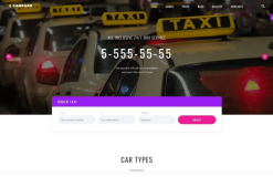 Cabpark - Fancy Taxi Service Joomla Template