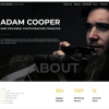 Adam Cooper Photographer Portfolio Landing Joomla Template