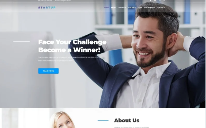Startup - Startup Company Clean Joomla Template 1 Startup - Startup Company Clean Joomla Template