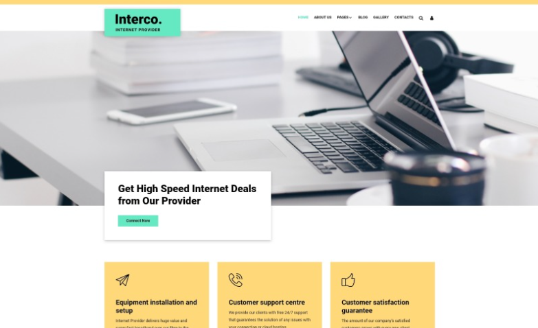 Interco Internet - Provider Joomla Template 1 Interco Internet - Provider Joomla Template