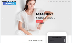 Fashion School - Model Agency Responsive Modern Joomla Template