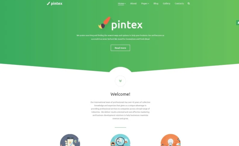 Pintex Responsive Joomla Template 1 Pintex Responsive Joomla Template