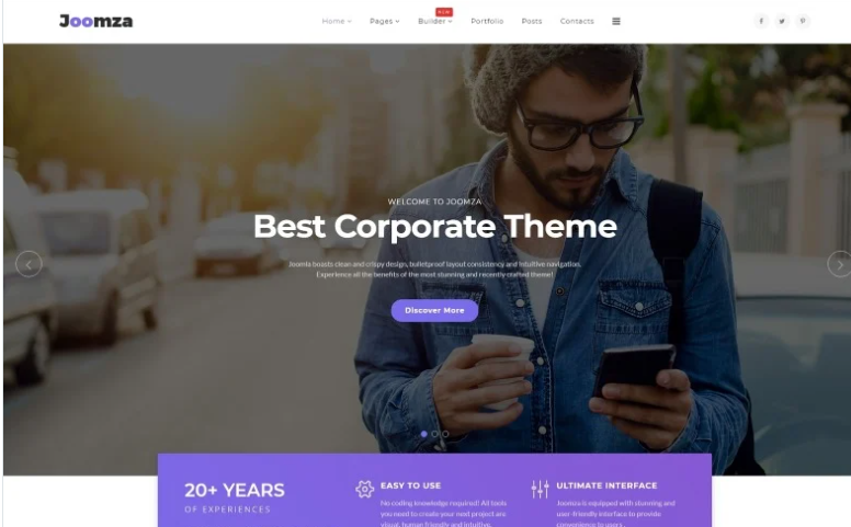 Joomza - Business Joomla Template 1 Joomza - Business Joomla Template