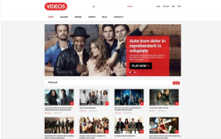 Video Stock Joomla Template