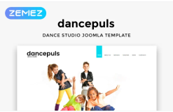 Dancepuls - Dance Studio Responsive Clean Joomla Template