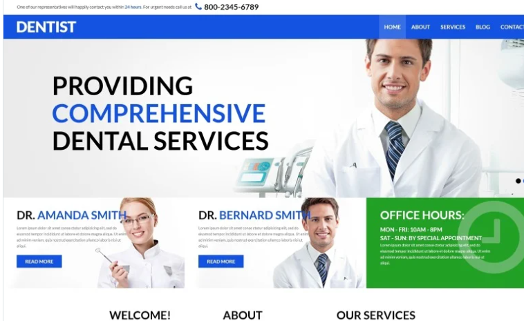 Dental Health and Care Joomla Template 1 Dental Health and Care Joomla Template