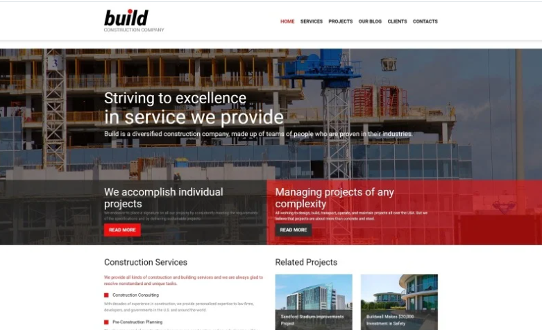 Build - Construction Company Multipage Modern Joomla Template 1 Build - Construction Company Multipage Modern Joomla Template