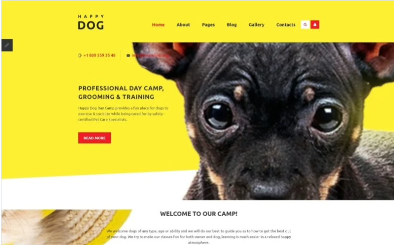 Happy Dog Joomla Template 1 Happy Dog Joomla Template