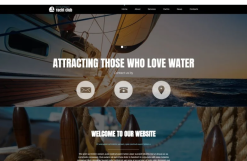 Yachting Club Joomla Template