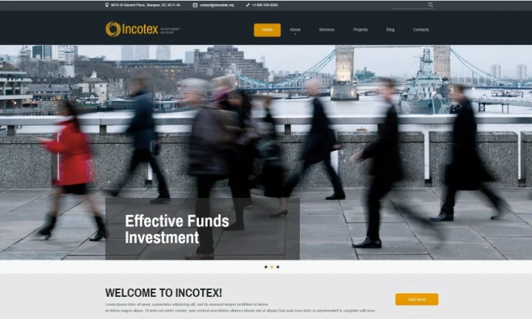 Incotex - Investment Company Clean Joomla Template 1 Incotex - Investment Company Clean Joomla Template