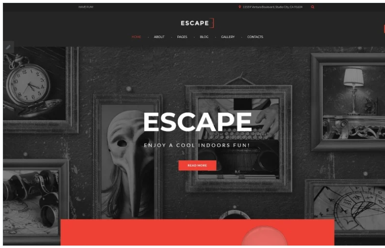 Escape - Escape Room Joomla Template 1 Escape - Escape Room Joomla Template