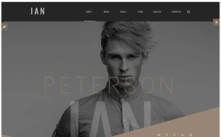 Ian Peterson Joomla Template