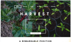 Harvest - Agriculture company Joomla Template