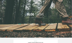 Blog Theme Joomla Template