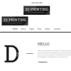 3D Printing Joomla Template