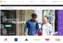 SparkMall - Shopping Mall Multipage Clean Joomla Template