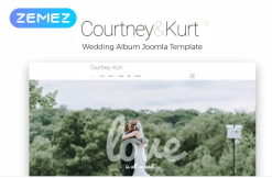 Courtney & Kurt - Wedding AlbumCreative Joomla Template