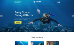 Divng - Diving Responsive Modern Joomla Template