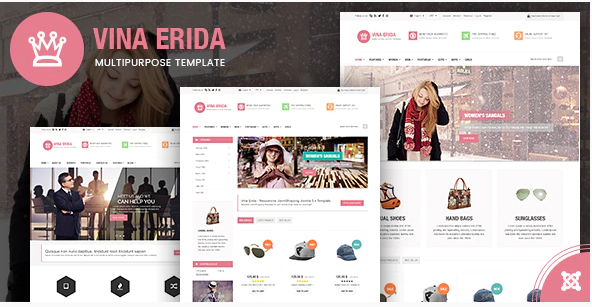 Vina Erida - Multipurpose Joomla 3.x Template 1 Vina Erida - Multipurpose Joomla 3.x Template