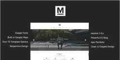 Max - Creative & Minimal One Page Joomla Template