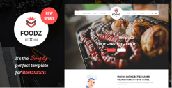 Foodz - Restaurant, Spa & Salon Joomla Template