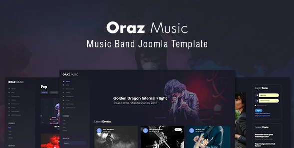 Oraz - Music Band Joomla Template 1 Oraz - Music Band Joomla Template