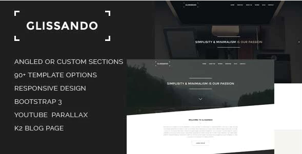 Glissando - Creative and Minimal Joomla Template 1 Glissando - Creative and Minimal Joomla Template