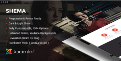 Shema - Creative One Page Joomla Template