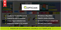 Vina Optician - Premium eCommerce Joomla Template