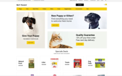 Best Friends - Pets Store Clean OpenCart Template
