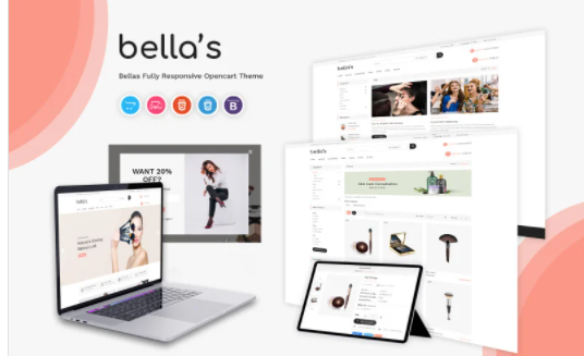 Bellas - Cosmetics OpenCart Template 1 Bellas - Cosmetics OpenCart Template