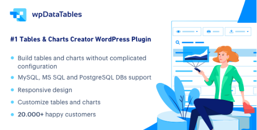 wpDataTables - Tables and Charts Manager for WordPress Original License key included for Lifetime 1 wpDataTables - Tables and Charts Manager for WordPress Original License key included for Lifetime