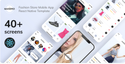 Manero - Fashion E-Commerce React Native App | Expo SDK 46.0.0