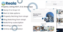 Reala - Property Listing NEXT.JS, Strapi app
