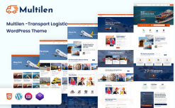 Multilen Transport & Logistic WordPress Theme