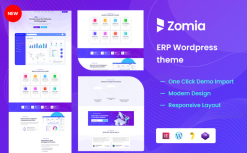 Zomia - ERP Software WordPress Theme