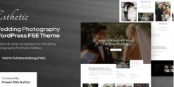 Esthetic - Wedding Photography FSE WordPress Theme