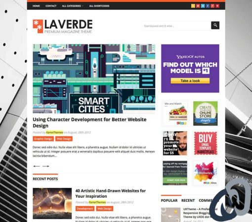FameThemes Laverde WordPress Theme