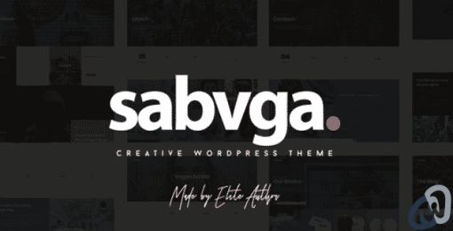 Sabvga Modern And Creative Portfolio Theme