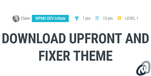 WPMU DEV Fixer WordPress Theme