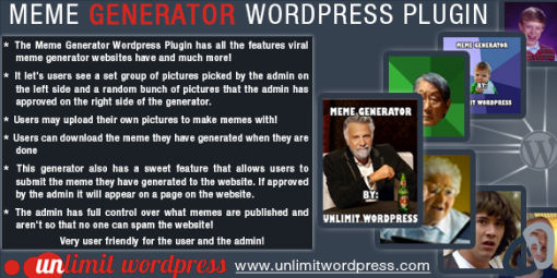 Meme Generator WordPress Plugin