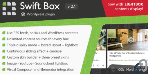 Swift Box WordPress Contents Slider and Viewer