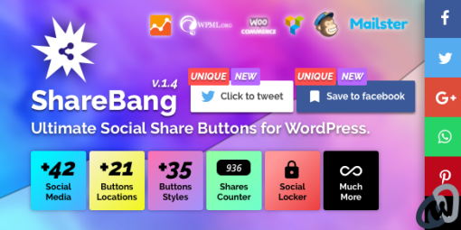 ShareBang Ultimate Social Share Buttons for WP