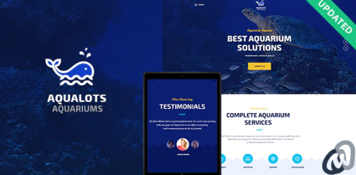 Aqualots Aquarium Services WordPress Theme 1