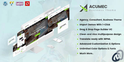 Acumec Business Multipurpose WordPress Theme