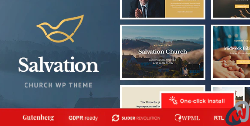 Salvation Church Religion WP Theme