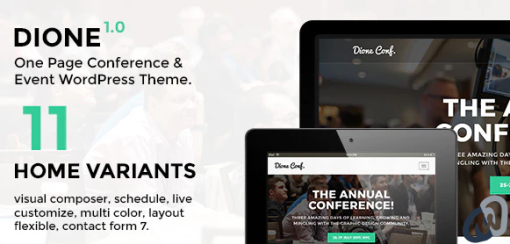 Dione Conference Event WordPress Theme