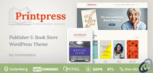 Printpress Book Publishing WordPress Theme